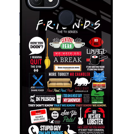 FRIENDS Oppo A15/A15s Glass Case