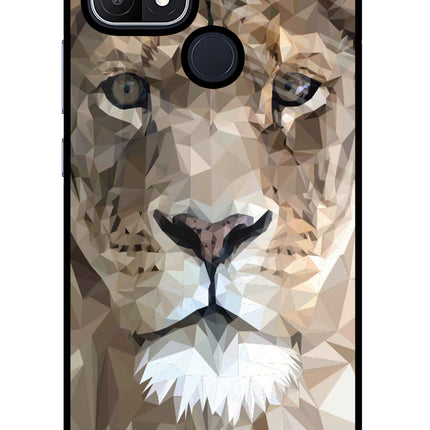 Lion Art Oppo A15/A15s Glass Case