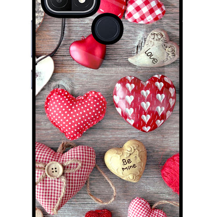 Love Wallpaper Oppo A15/A15s Glass Case Back Cover by Casekaro
