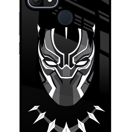 Black Panther Oppo A15/A15s Glass Case