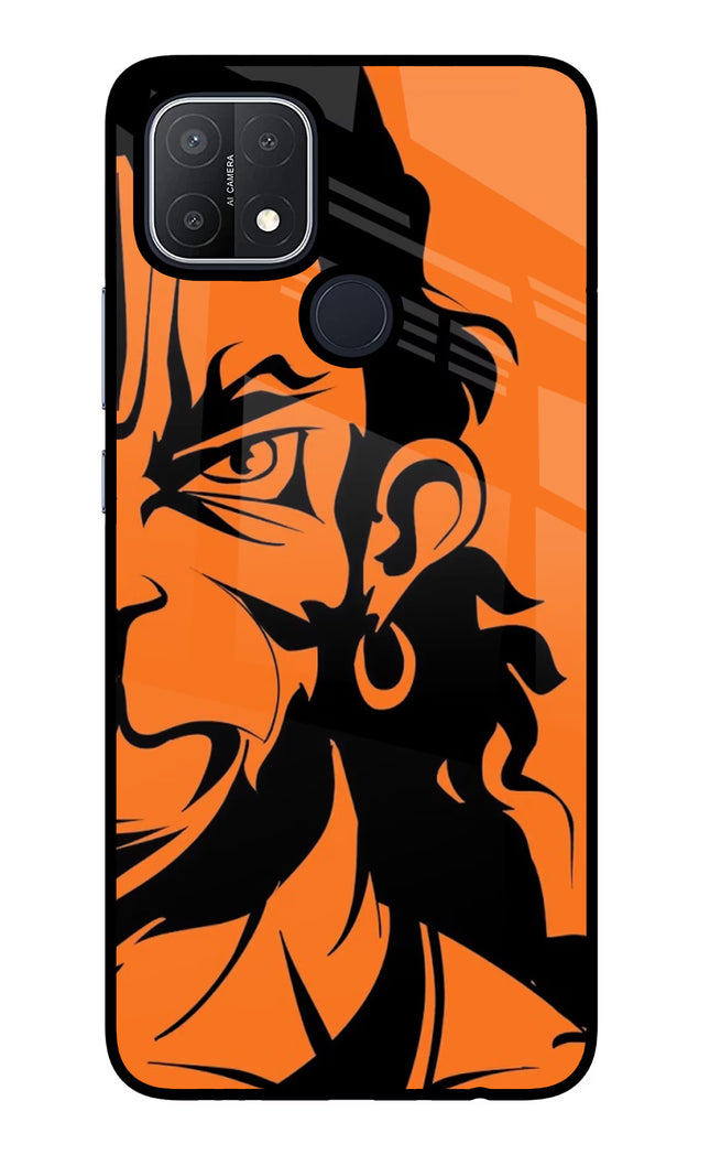 Hanuman Oppo A15/A15s Glass Case Back Cover by Casekaro