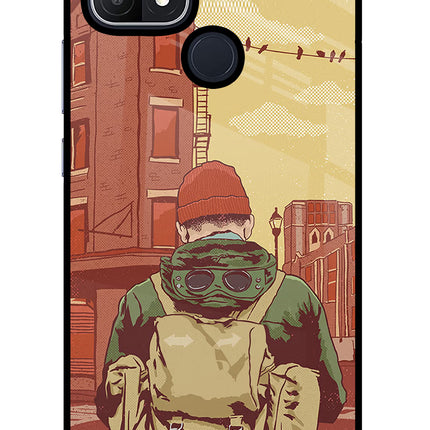 Adventurous Oppo A15/A15s Glass Case