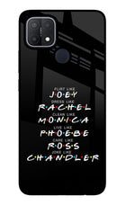 FRIENDS Character Oppo A15/A15s Glass Case