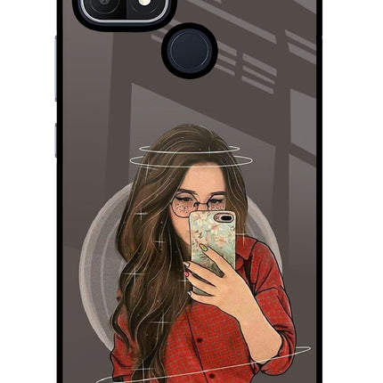 Selfie Queen Oppo A15/A15s Glass Case