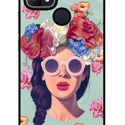 Pretty Girl Oppo A15/A15s Glass Case