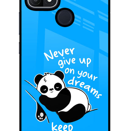 Keep Sleeping Oppo A15/A15s Glass Case