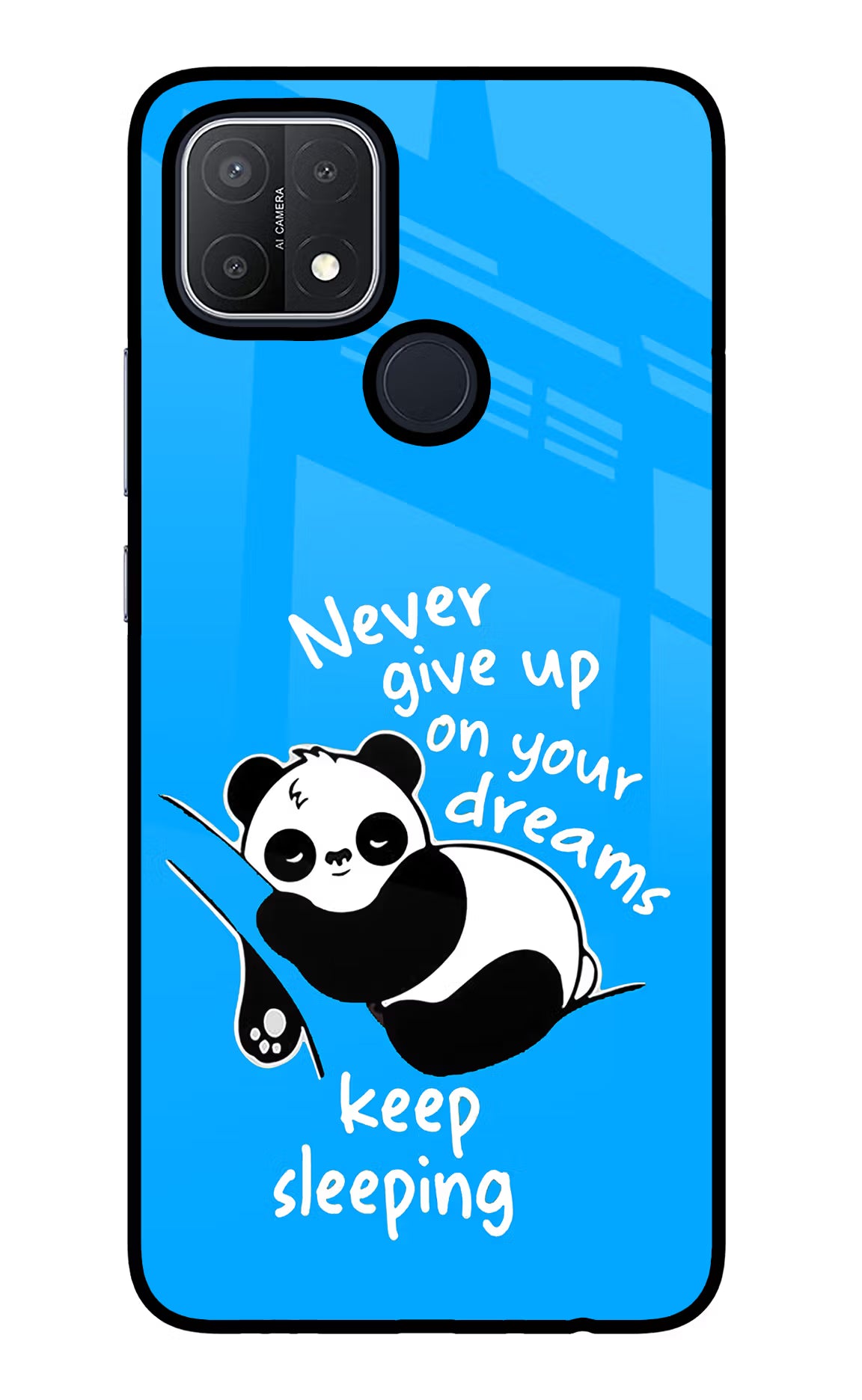 Keep Sleeping Oppo A15/A15s Glass Case