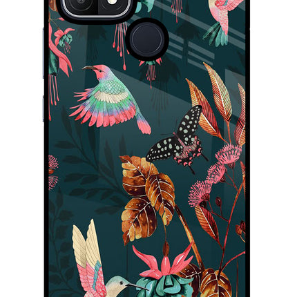Birds Oppo A15/A15s Glass Case