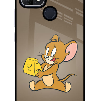 Jerry Oppo A15/A15s Glass Case Back Cover by Casekaro