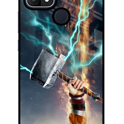 Thor Hammer Mjolnir Oppo A15/A15s Glass Case