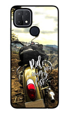Ride More Worry Less Oppo A15/A15s Glass Case