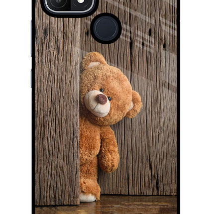 Teddy Wooden Oppo A15/A15s Glass Case