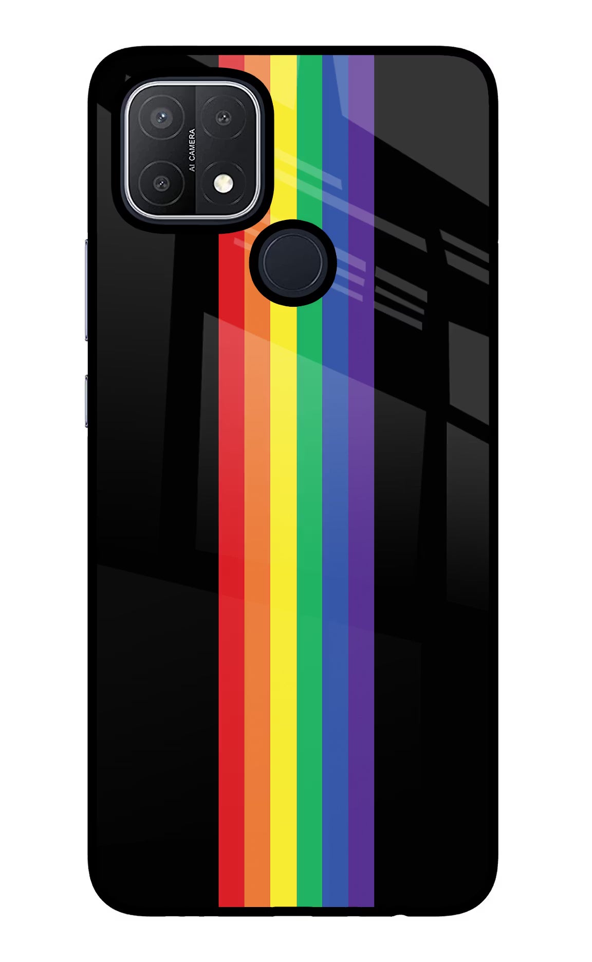 Pride Oppo A15/A15s Glass Case Back Cover by Casekaro