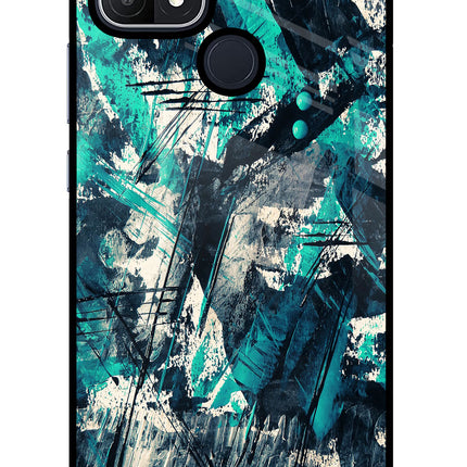 Artwork Oppo A15/A15s Glass Case Back Cover by Casekaro