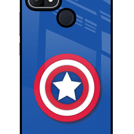 Shield Oppo A15/A15s Glass Case Back Cover by Casekaro