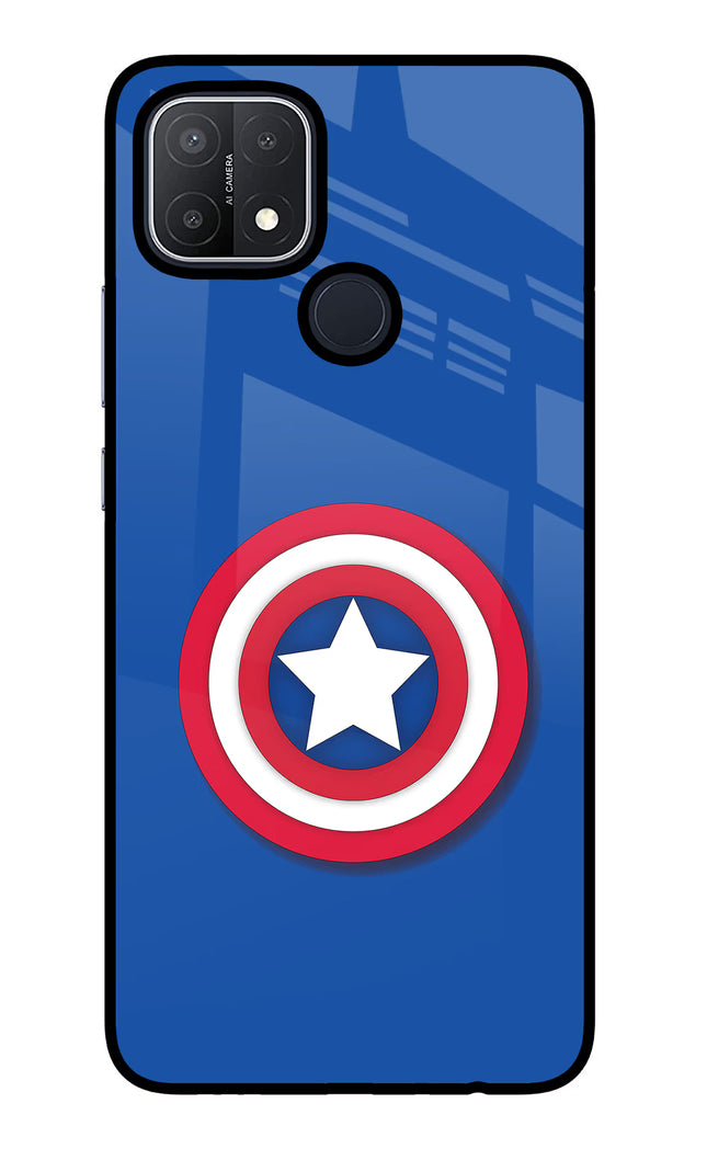 Shield Oppo A15/A15s Glass Case Back Cover by Casekaro