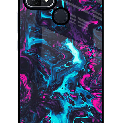 Abstract Oppo A15/A15s Glass Case