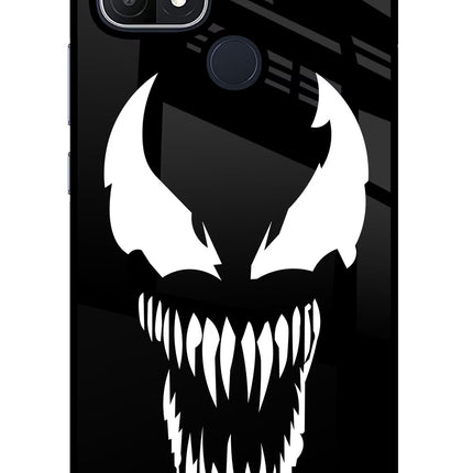 Venom Oppo A15/A15s Glass Case Back Cover by Casekaro