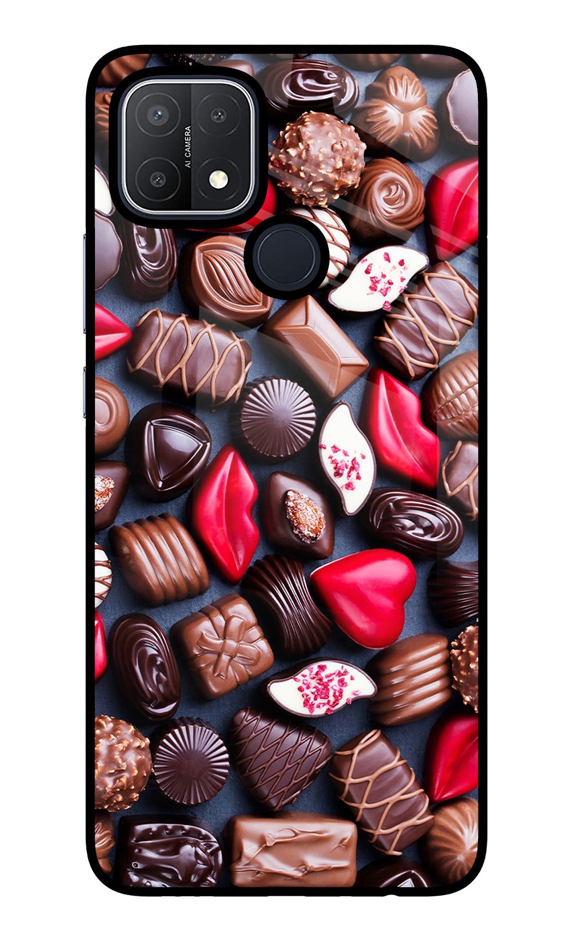 Chocolates Oppo A15/A15s Back Cover