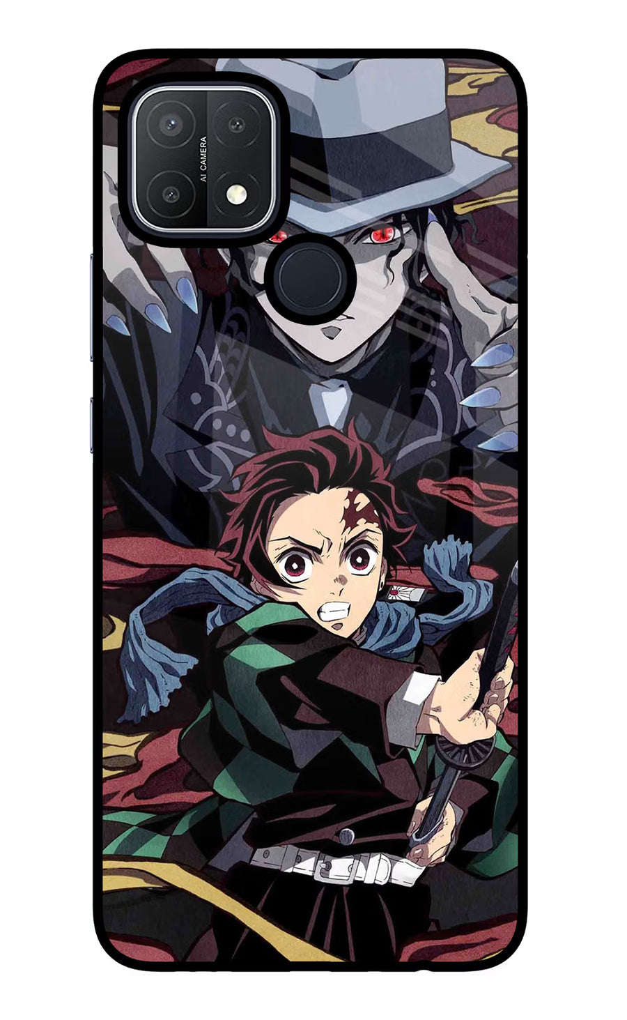 Demon Slayer Oppo A15/A15s Back Cover, Glass case