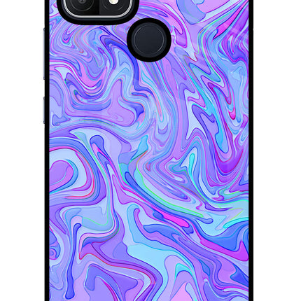 Glitter Oppo A15/A15s Glass Case