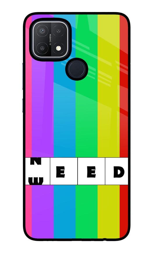 Need Weed Oppo A15/A15s Glass Case