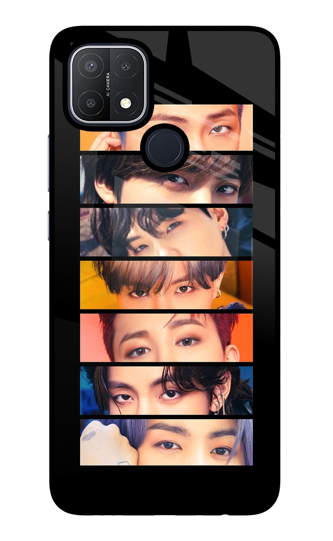 BTS Eyes Oppo A15/A15s Glass Case