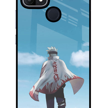 Kakashi Oppo A15/A15s Glass Case Back Cover by Casekaro