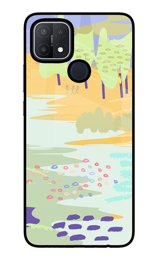 Scenery Oppo A15/A15s Glass Case