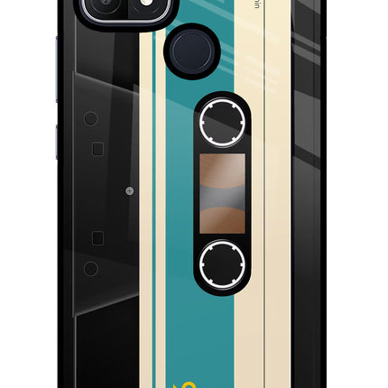 Cassette Oppo A15/A15s Glass Case Back Cover by Casekaro