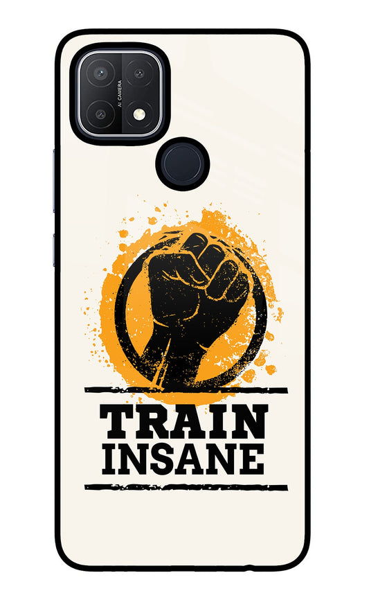 Train Insane Oppo A15/A15s Glass Case