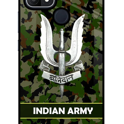 Balidan Indian Logo Oppo A15/A15s Glass Case