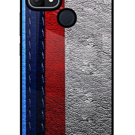 BMW Stripes Oppo A15/A15s Glass Case