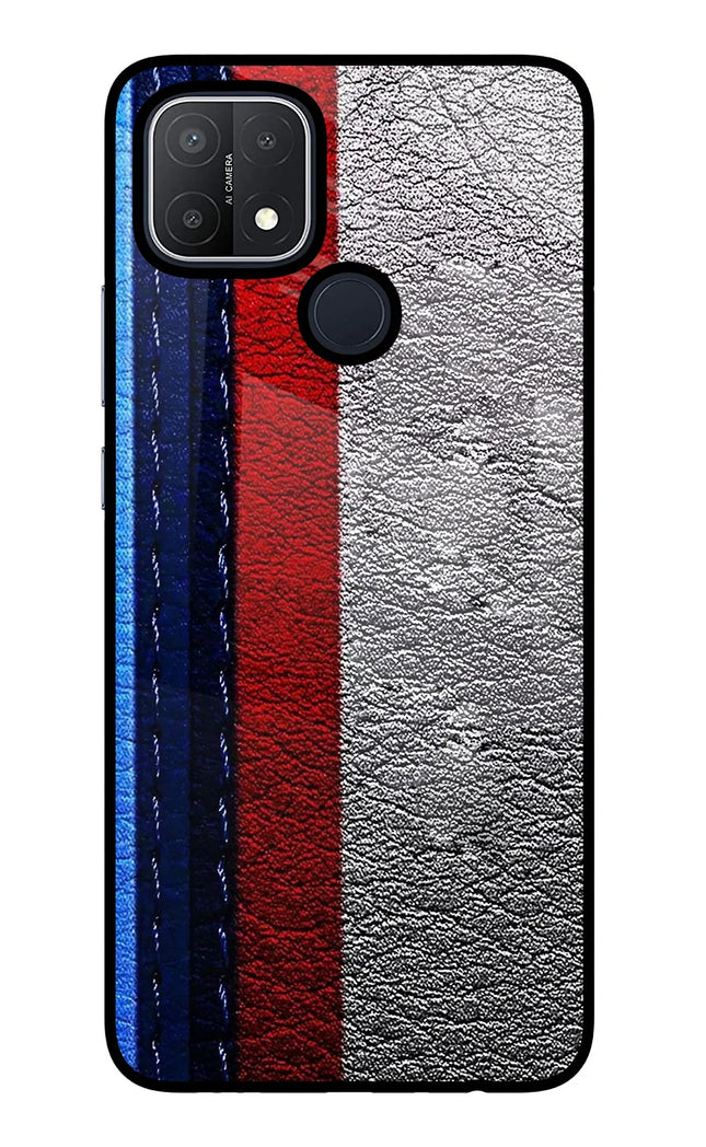 BMW Stripes Oppo A15/A15s Glass Case