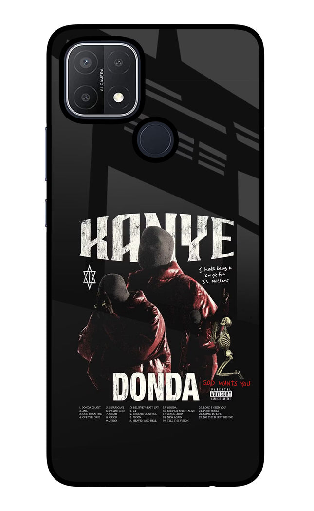 Donda Kanye West Oppo A15/A15s Glass Case