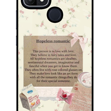 Hopeless Romantic Oppo A15/A15s Glass Case