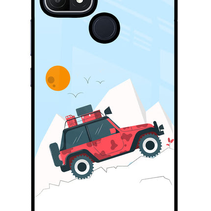 Mountain Trail Beast Oppo A15/A15s Glass Case