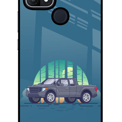 Retro Garage Vibe Oppo A15/A15s Glass Case