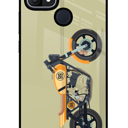 Vertical Speedster Oppo A15/A15s Glass Case
