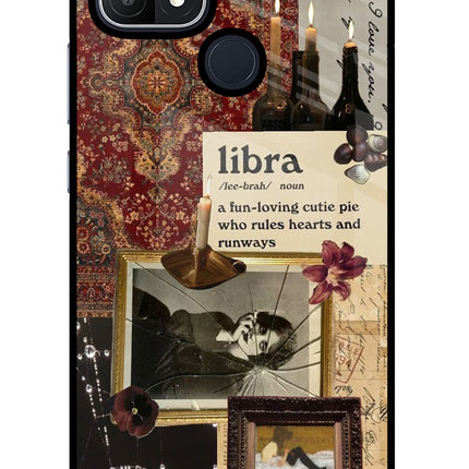 Libra Zodiac Oppo A15/A15s Glass Case