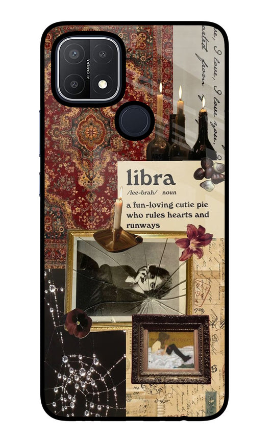 Libra Zodiac Oppo A15/A15s Glass Case