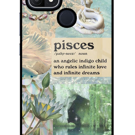 Pisces Zodiac Oppo A15/A15s Glass Case