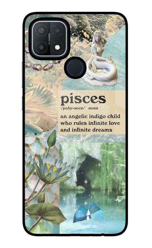 Pisces Zodiac Oppo A15/A15s Glass Case