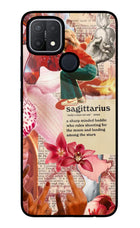 Sagittarius Zodiac Oppo A15/A15s Glass Case