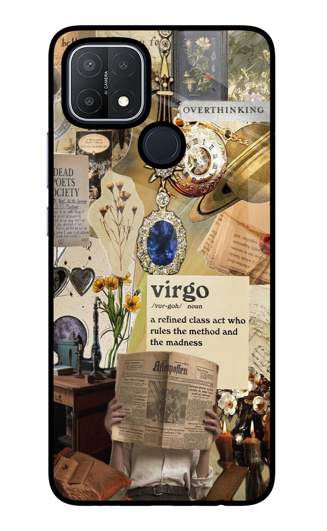 Virgo Zodiac Oppo A15/A15s Glass Case