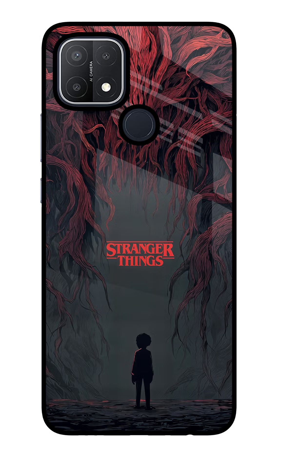 Ordinary Things Dark Side Oppo A15/A15s Glass Case Back Cover by Casekaro
