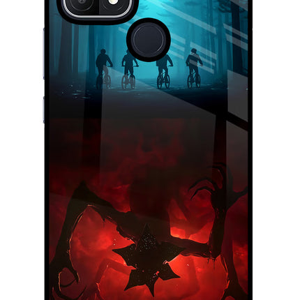 Ordinary Things Downside Up Oppo A15/A15s Glass Case Back Cover by Casekaro