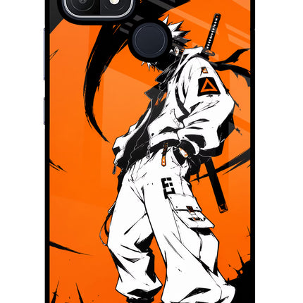 Street Samurai  Oppo A15/A15s Glass Case
