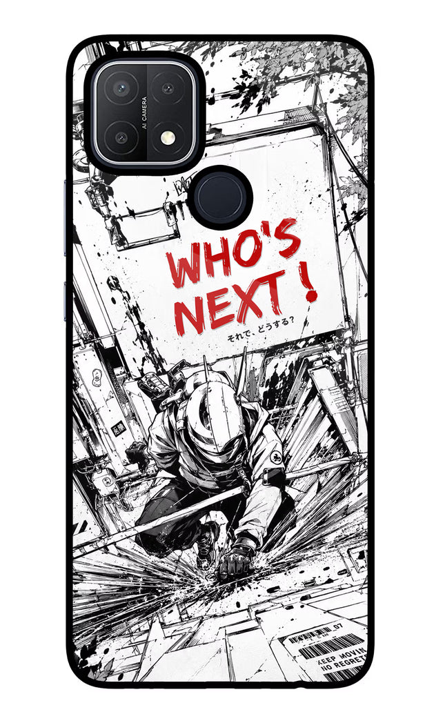 Who's Next Oppo A15/A15s Glass Case