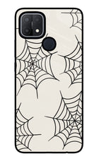 Spider Web Oppo A15/A15s Glass Case